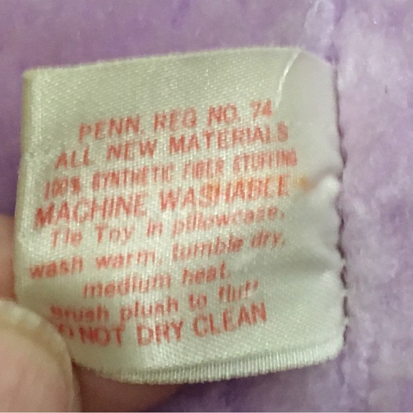 SOLD OUT——— ORIGINAL 1984 CARE BEAR COUSINS BRIGHT HEART RACCOON 13” Plush - Picture 9 of 10